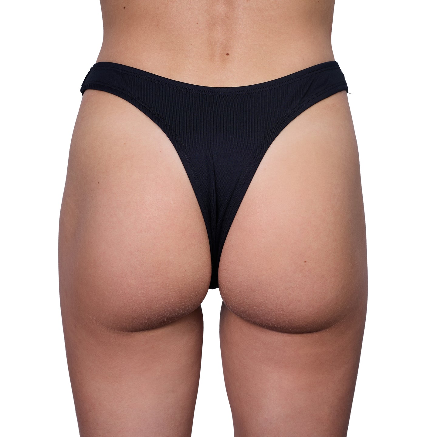 Braguita de Bikini Tiro Alto Olivia Negro