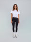 Polera Basica Corta Blanca