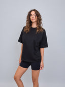 Biker Tiro Alto Negro