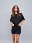 Biker Tiro Alto Negro