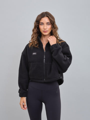 Chiporro Crop Mujer Negro