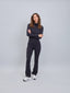 Calza Deportiva Tiro Alto Corte Recto Negro