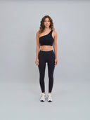 Peto Deportivo un Hombro Bonnie Negro