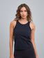 Polera Deportiva Elasticada Sin Mangas Emilia Negro