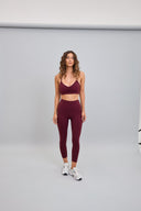 Calza Deportiva Mujer 7/8 Petit Tinto