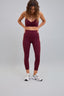 Calza Deportiva Mujer 7/8 Petit Tinto