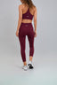 Calza Deportiva Mujer 7/8 Petit Tinto