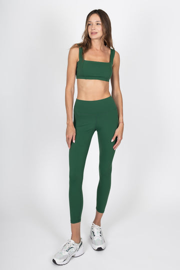 Calza Deportiva Tiro Alto 7/8 Verde 