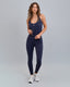 Top Deportivo Cuello Halter Azul Marino