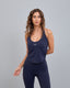 Top Deportivo Cuello Halter Azul Marino