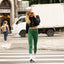 Calza Deportiva Tiro Alto 7/8 Verde