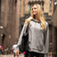Poleron de Modal con Capucha Oversize Manga Larga Gris