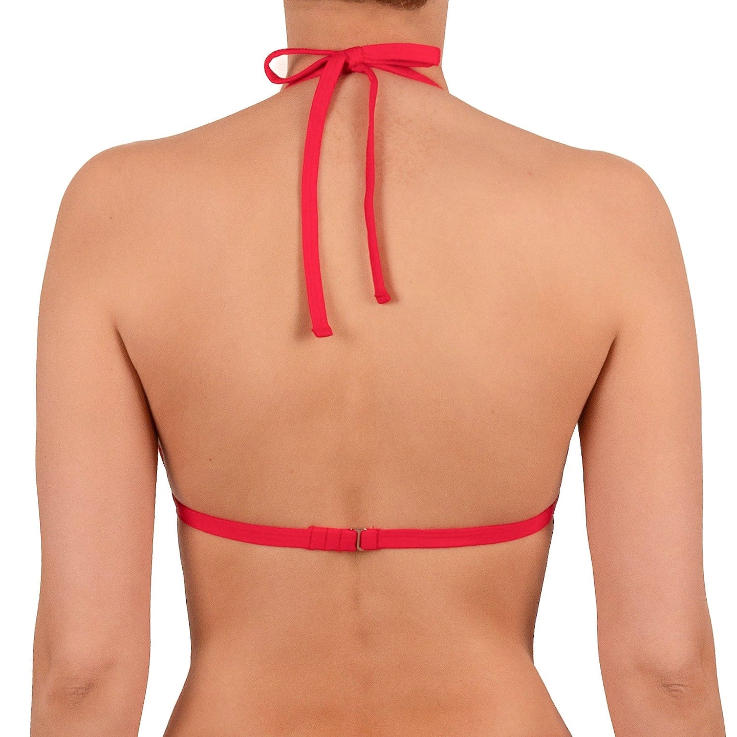 Top de Bikini Triángulo Isidora Rojo Pasion