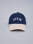 Gorro Tipo Jockey Bordado JHSW Azul Crema Blanco