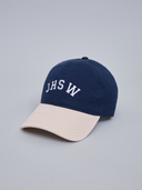 Gorro Tipo Jockey Bordado JHSW Azul Crema Blanco