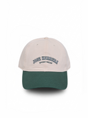 Gorro Tipo Jockey Bordado Jose Herrera Crema Verde Blanco