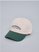 Gorro Tipo Jockey Bordado Jose Herrera Crema Verde Blanco
