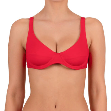 Top de Bikini con Arco Julia Rojo Pasion