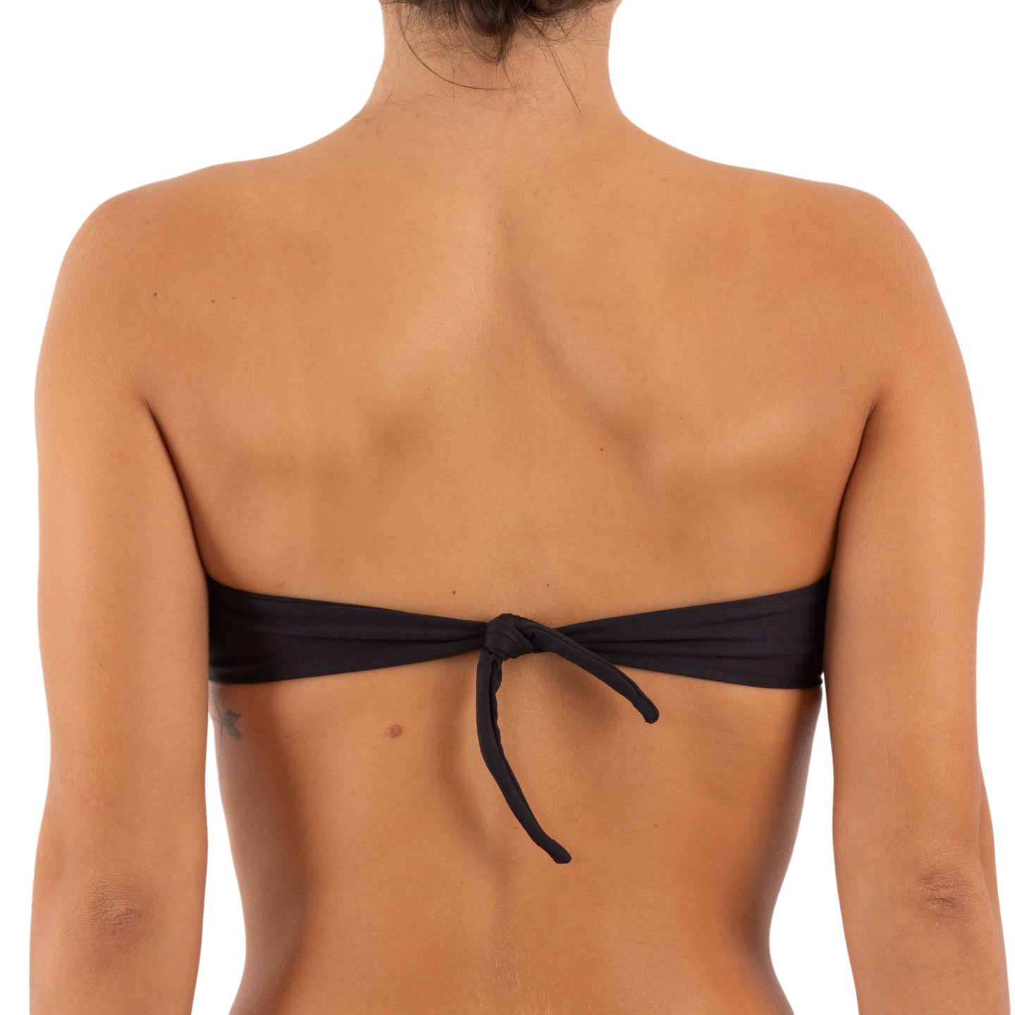 Top de Bikini Strapless Multiformas Lía Negro