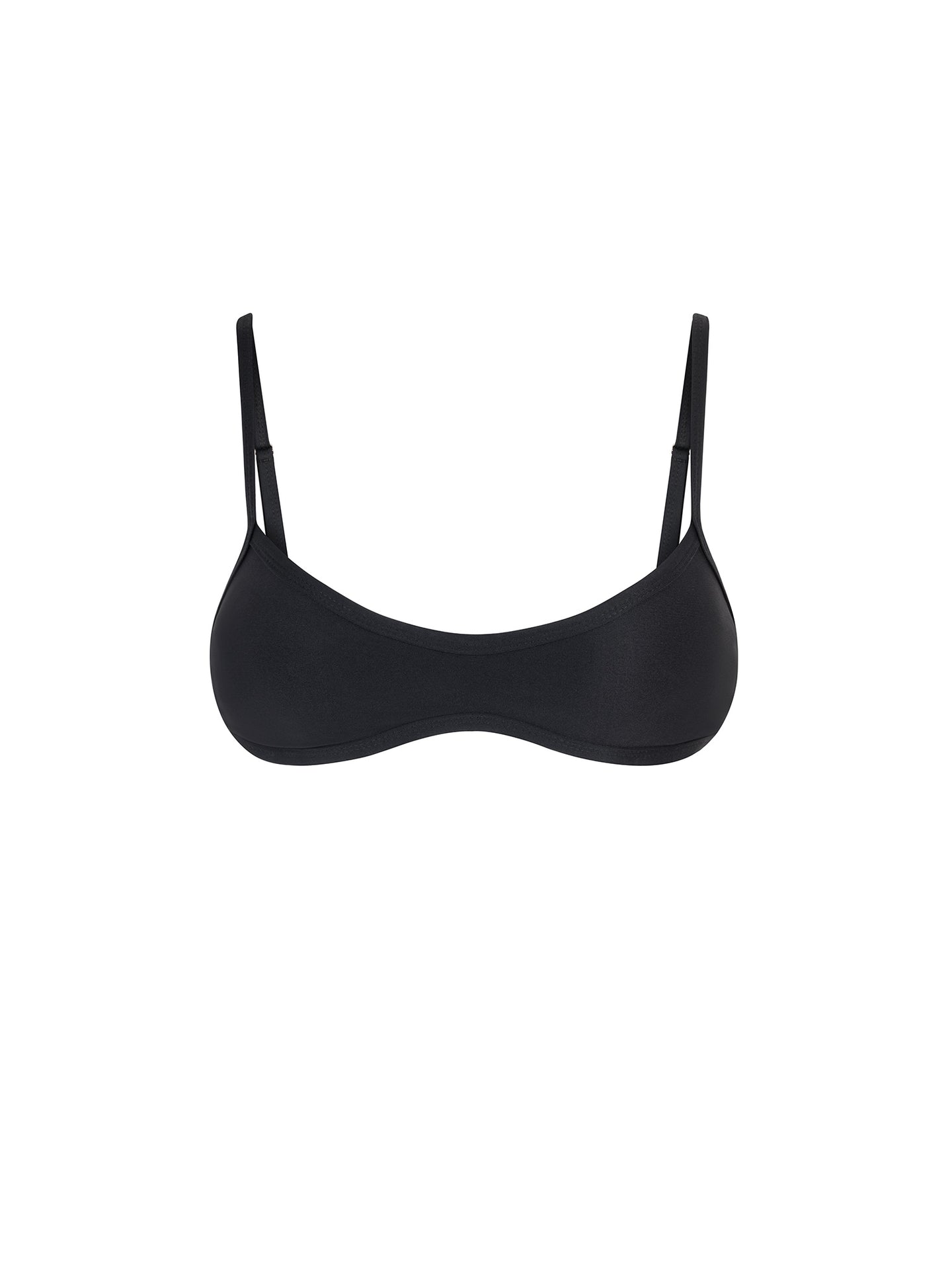 Top de Bikini Escote Redondo Nala Negro