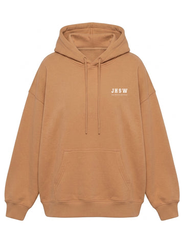 Poleron Hoddie Oversized Café Claro