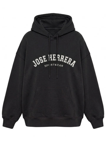 Poleron Hoddie Oversized Negro