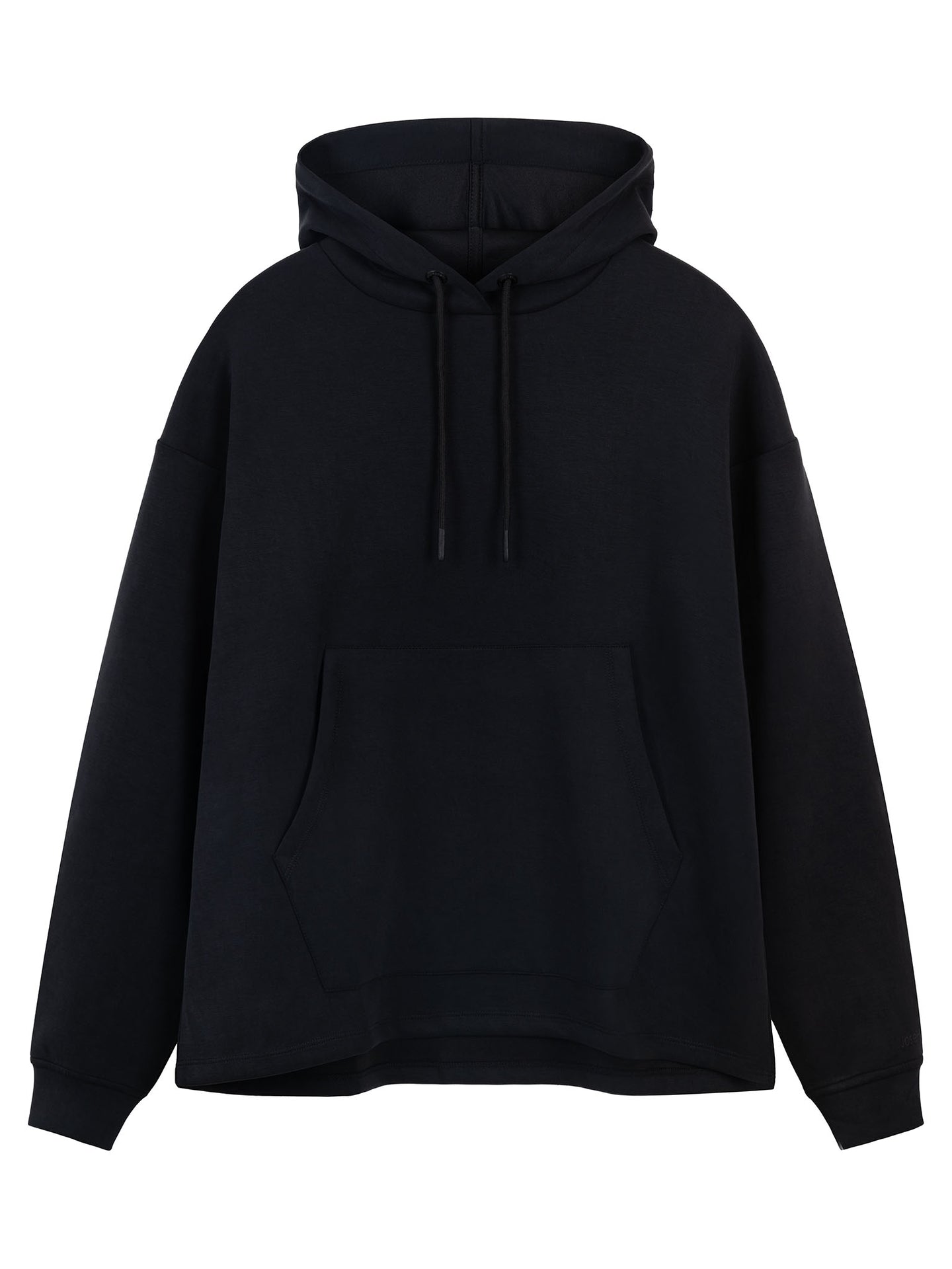 Poleron de Modal con Capucha Oversize Negro