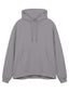 Poleron de Modal con Capucha Oversize Manga Larga Gris