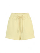 Short de Modal Cintura Ajustable Soft Amarillo Claro