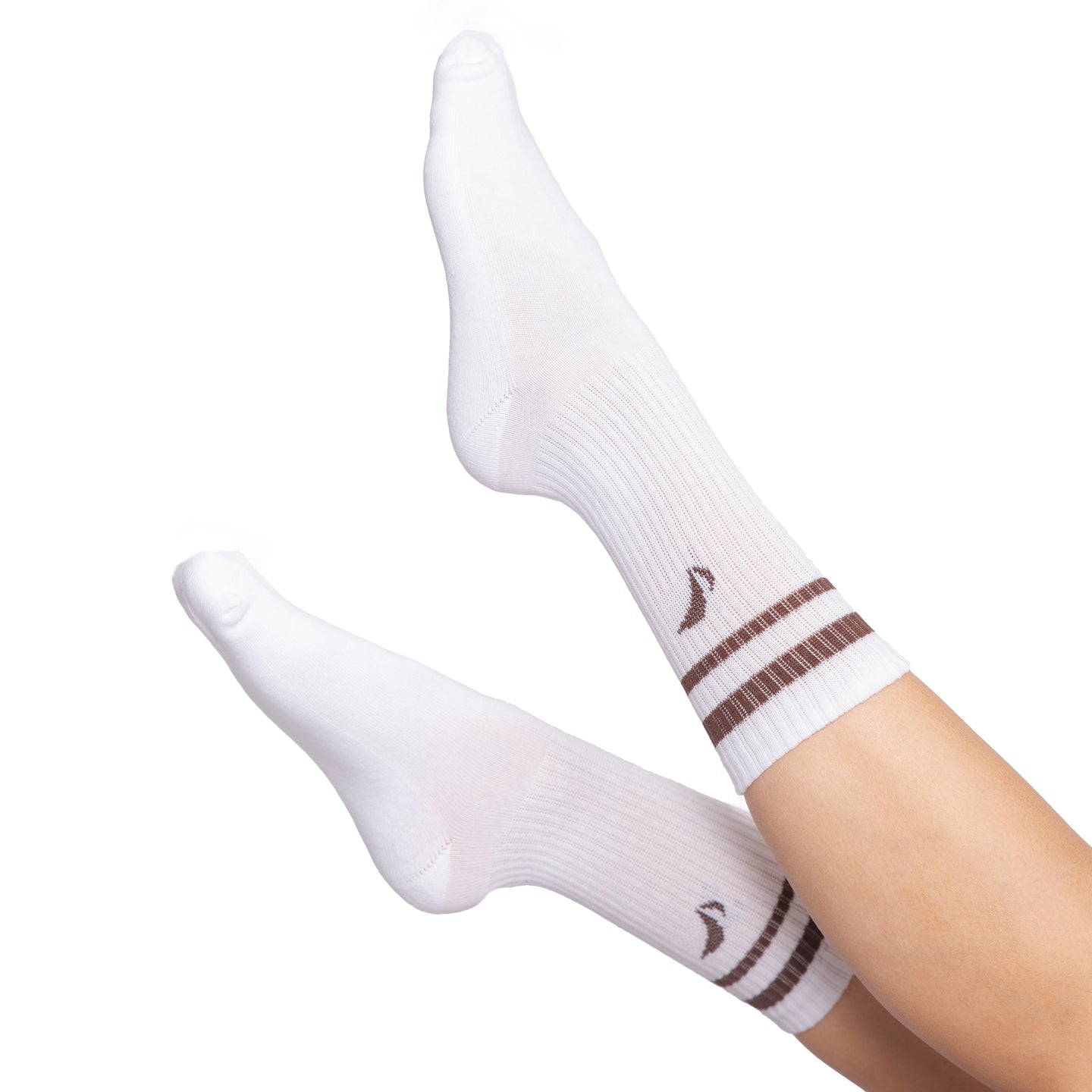 Pack Dos Calcetines Café Rosa Claro