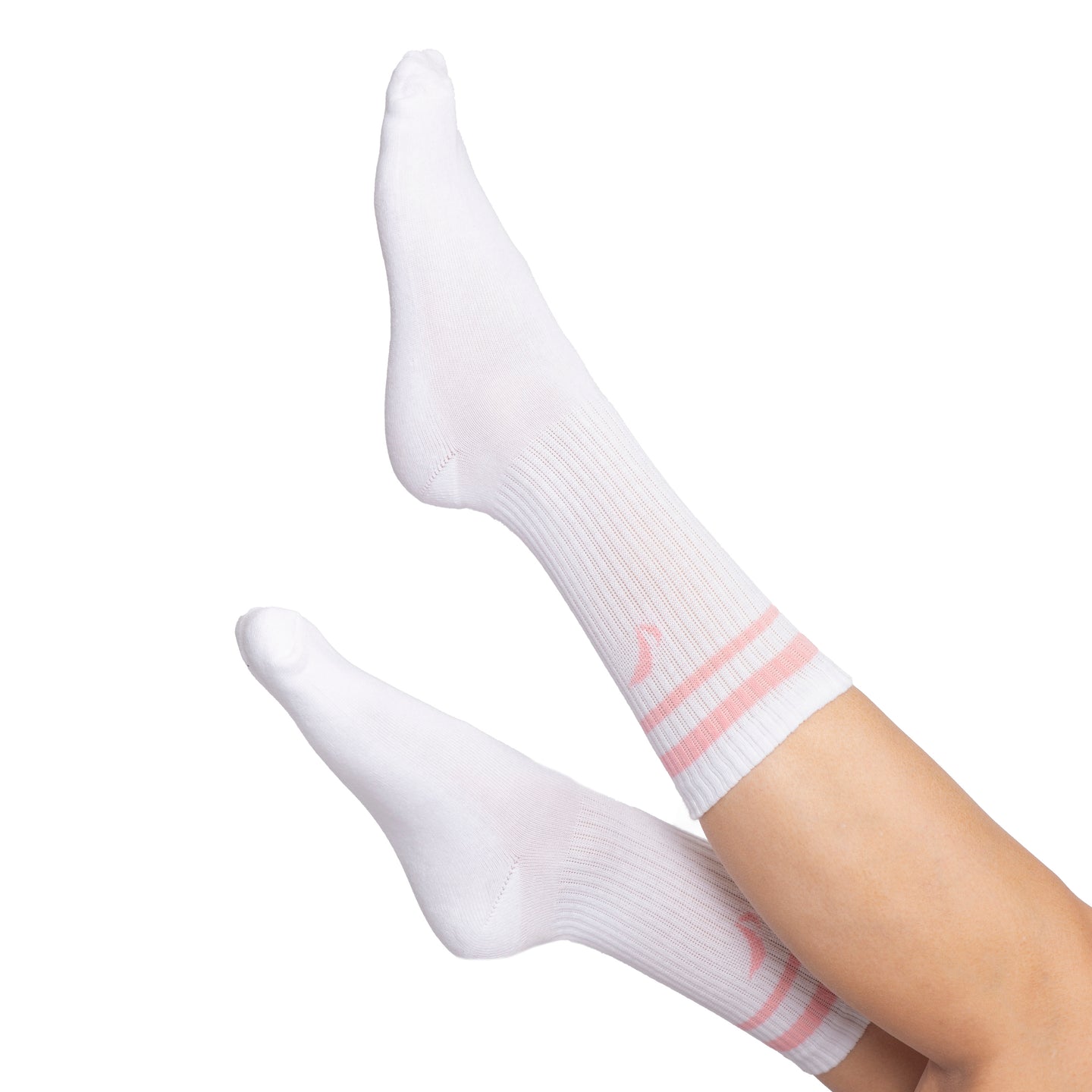 Pack Dos Calcetines Café Rosa Claro