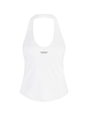 Top Deportivo Cuello Halter Blanco