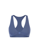 Peto Deportivo en V Con Broche Kate Azul Claro