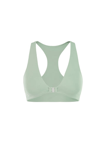 Peto Deportivo en V Con Broche Kate Pistacho
