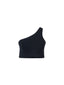Peto Deportivo un Hombro Bonnie Negro