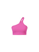 Peto Deportivo Un Hombro  Fleur Rosado
