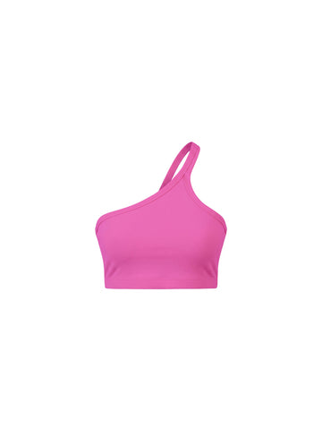 Peto Deportivo Un Hombro  Fleur Rosado