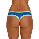 Bottom De Bikini Tiro Medio Sin Elastico Agustina Azul Menta