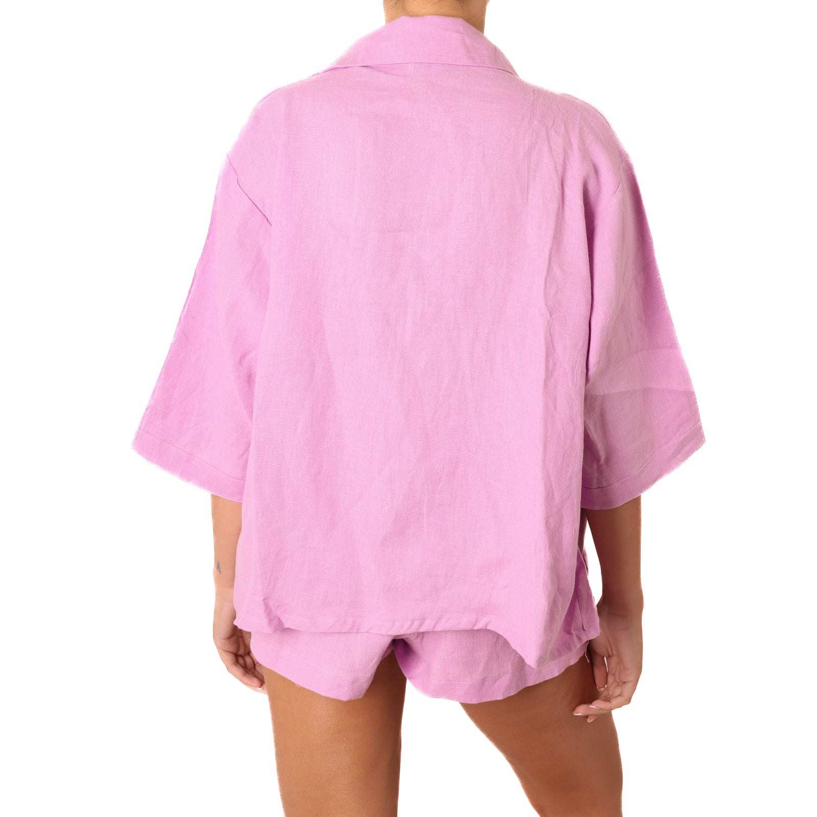 SHIRT MID-SUMMER LILA LINEN