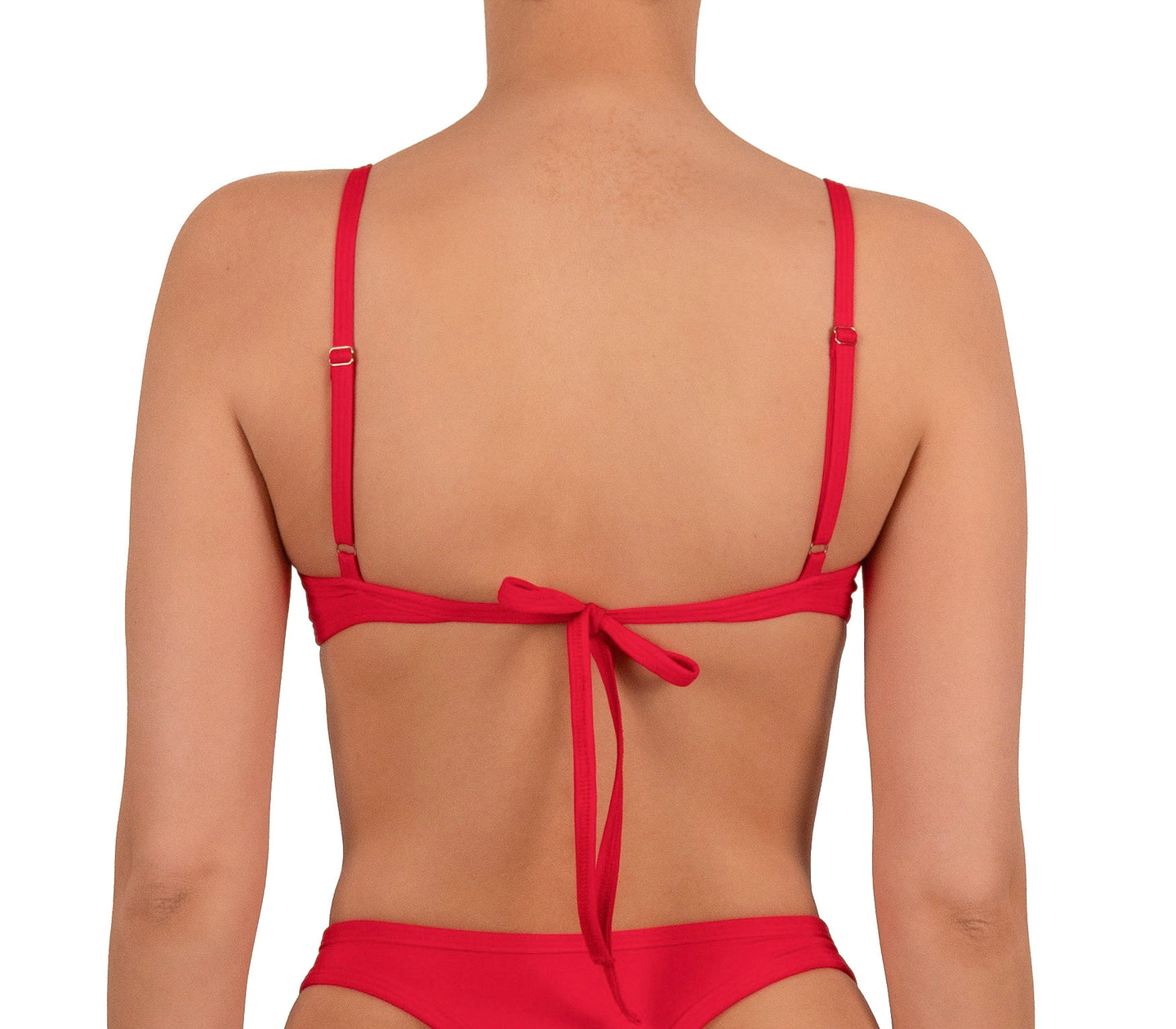 Top de Bikini con Arco Nidia Rojo Pasion
