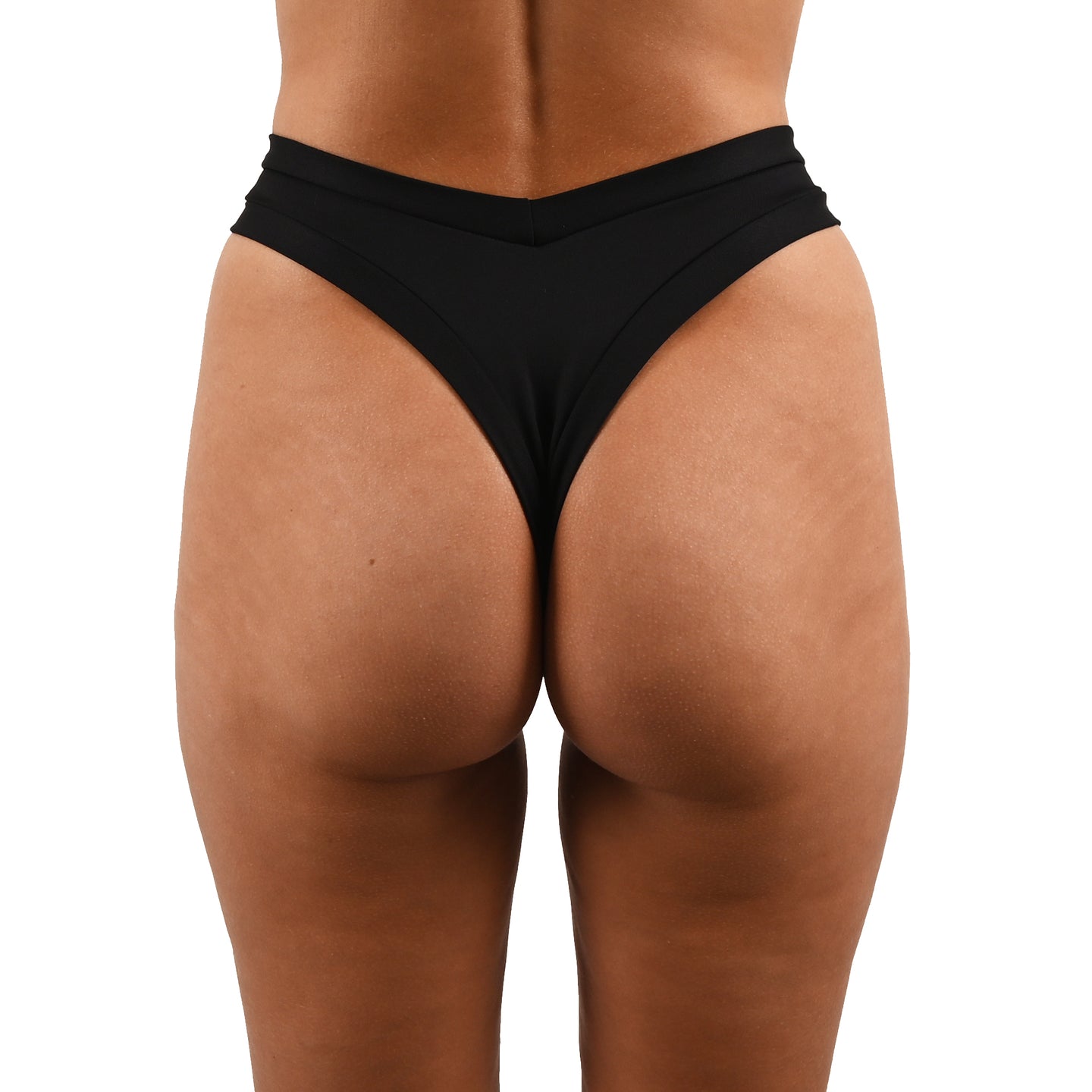 Bottom de Bikini sin elástico Paula Negro