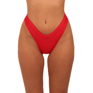 Bottom de Bikini sin elástico Paula Rojo Pasion
