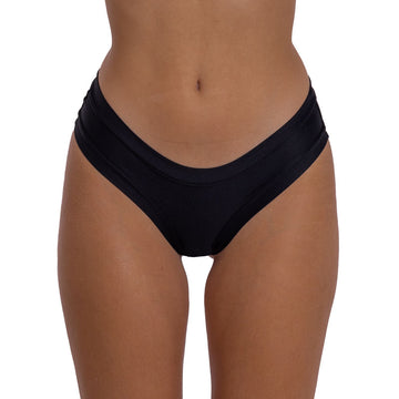 Bottom de Bikini sin elástico Agustina Negro