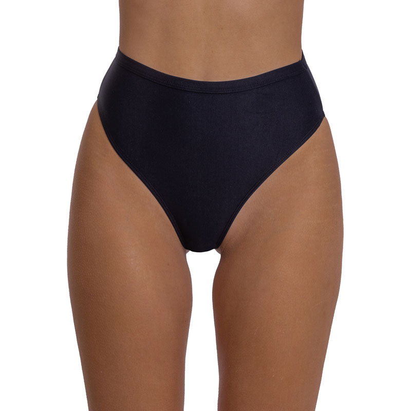 Bottom de Bikini Tiro Alto Alessandra Negro