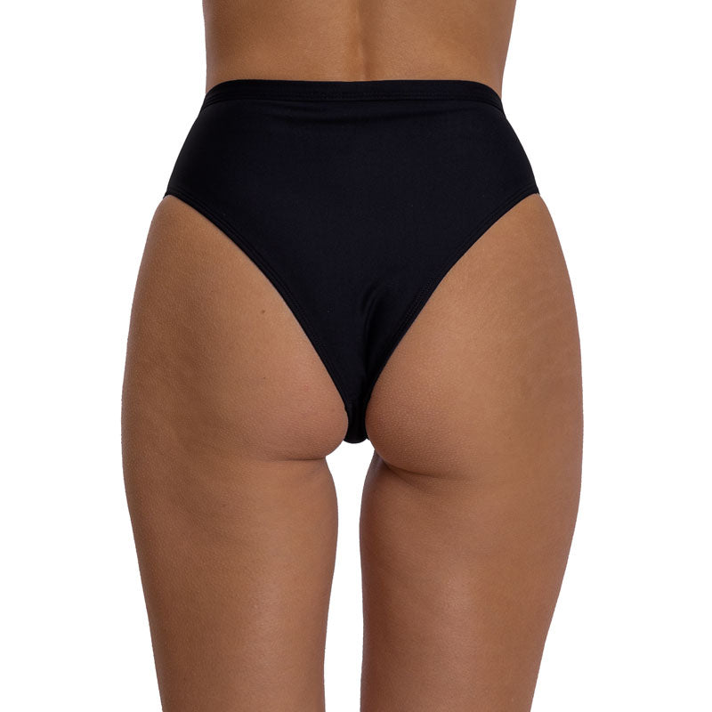 Bottom de Bikini Tiro Alto Alessandra Negro