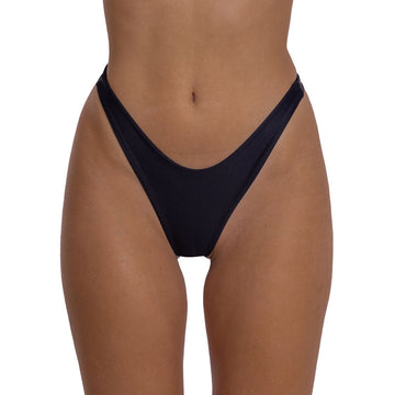 Bottom de Bikini sin Elástico  Amelia Negro