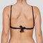 Top de Bikini Triángulo con Amarras Milena Negro